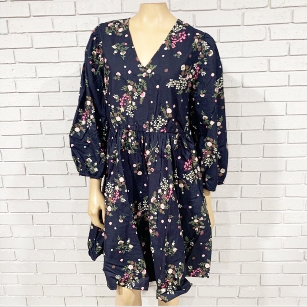 Y.A.S. Nula Volume Sleeve Floral‎ Smock Printed Dress